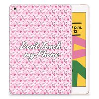 Apple iPad 10.2 | iPad 10.2 (2020) | 10.2 (2021) Print Case Flowers Pink DTMP