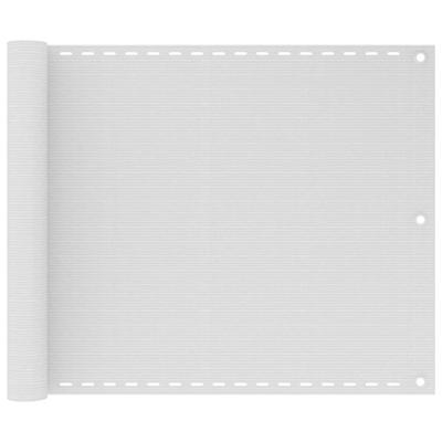 VidaXL Balkonscherm 75x300 cm hdpe wit
