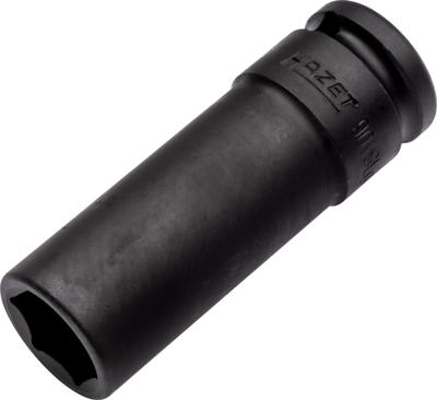 HAZET Krachtdopsleutel 901SLG-19 · 1/2 inch (12,5 mm) vierkant hol · Buiten-zeskant-tractieprofiel · SW 19 mm