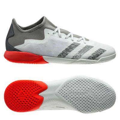 adidas Predator Freak .3 Low IN WhiteSpark - Wit/Zilver/Rood adidas Predator Freak .3 Low IN WhiteSpark - Wit/Zilver/Rood