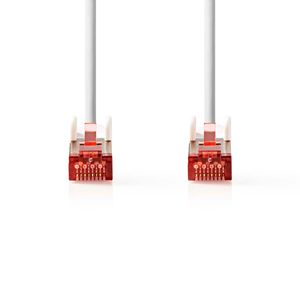 Nedis CAT6 Netwerkkabel | RJ45 Male | RJ45 Male | S/FTP | 7.50 m | Rond | LSZH | Wit | Label - CCGL85221WT75