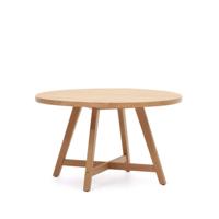 Kave Home Ronde Tuintafel 'Urgell' Eucalyptushout, 130cm