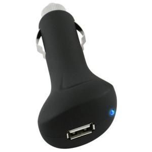 Muvit autolader USB 1A zwart