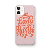 Hustle Lady: iPhone 12 mini Transparant Hoesje