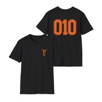 T-shirt regular zwart - 010 ORANJE - Rotterdam EK 2024