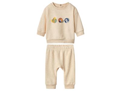 lupilu Baby kledingset 2-delig (Beige, 50/56)