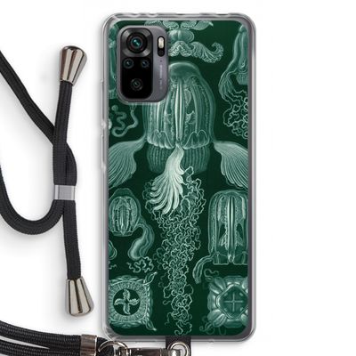 Haeckel Cubomedusae: Xiaomi Redmi Note 10 Pro Transparant Hoesje met koord