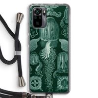 Haeckel Cubomedusae: Xiaomi Redmi Note 10 Pro Transparant Hoesje met koord