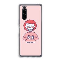 Hartje: Sony Xperia 5 Transparant Hoesje