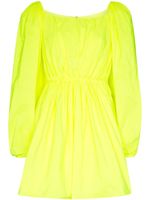Valentino Garavani robe courte à manches bouffantes - Jaune