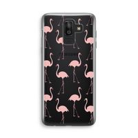 Anything Flamingoes: Samsung Galaxy J8 (2018) Transparant Hoesje