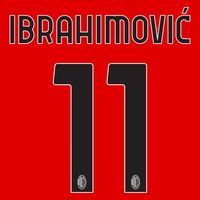 Ibrahimović 11 (Officiële AC Milan Bedrukking 2023-2024) - thumbnail