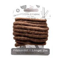 Stern Fabrik vilt koord bruin 2 m | 36 stuks