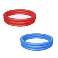Bestway Opblaasbaar Kinderzwembad 3 Ringen Eco Gemengde Kleur 183x33 cm +2 Jaar Tuin 51027