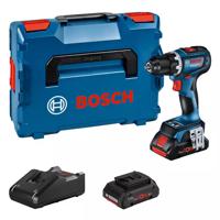 Bosch Blauw GSR 18V-90 C | accuschroefboormachine + GCY 42 bluetooth module in L-Boxx 136 | (2x 4,0 AH accu + lader) - 06019K6005