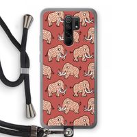 Mammoet: Xiaomi Redmi 9 Transparant Hoesje met koord