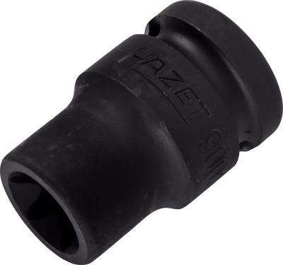 HAZET Krachtdopsleutel 900S-E16 · 1/2 inch (12,5 mm) vierkant hol · Buiten-TORX®-profiel · SW E16