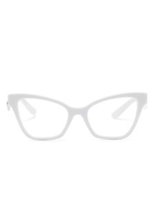 Dolce & Gabbana Eyewear lunettes de vue à monture papillon - Blanc