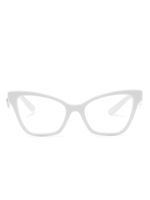 Dolce & Gabbana Eyewear lunettes de vue à monture papillon - Blanc