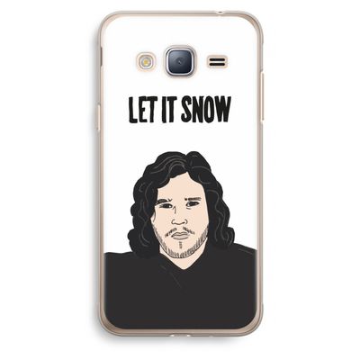 Let It Snow: Samsung Galaxy J3 (2016) Transparant Hoesje