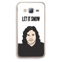 Let It Snow: Samsung Galaxy J3 (2016) Transparant Hoesje