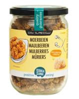 Terrasana Raw moerbei bessen wit in glas bio Terrasana Raw moerbei bessen wit in glas bio