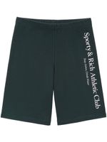 Sporty & Rich short Athletic Club en coton - Vert