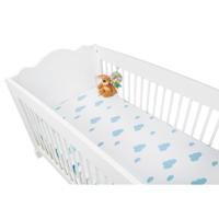 Hoeslakens voor ledikanten in twinpack 'Wolken' Hoeslakens voor ledikanten in twinpack 'Wolken'