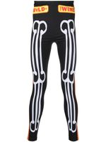 Walter Van Beirendonck Pre-Owned legging Skeleton - Noir