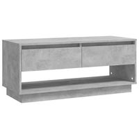 vidaXL Tv-meubel 102x41x44 cm spaanplaat betongrijs - thumbnail