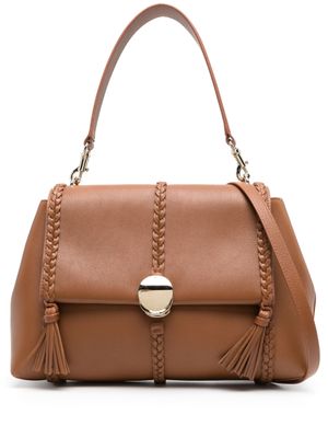 Chloé sac porté épaule Penelope en cuir - Marron