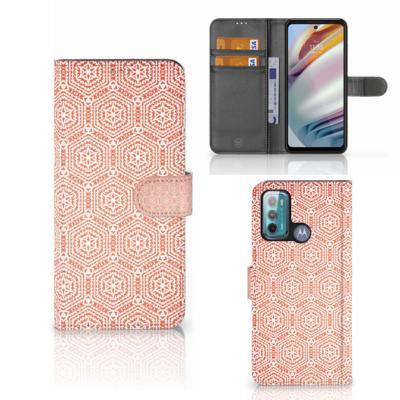 Motorola Moto G60 | Telefoon Hoesje | Pattern Orange