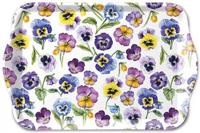 Ambiente dienblad pansy all over 13x21 cm