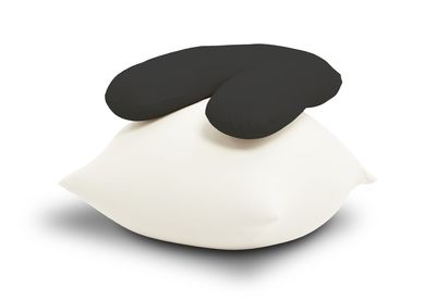 Terapy Uli armleuning zitzak - Zwart | 100cm x 80cm x 30cm