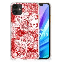 Extreme Case Apple iPhone 11 Angel Skull Rood - thumbnail