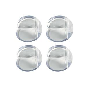 Hoekbeschermers - 4x - rond - transparant - baby veiligheid - tafel hoekbescherming