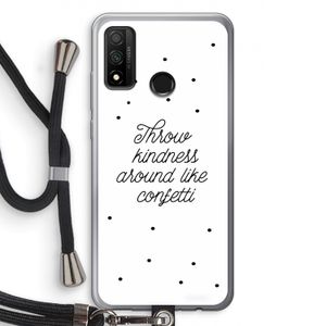 Confetti: Huawei P Smart (2020) Transparant Hoesje met koord