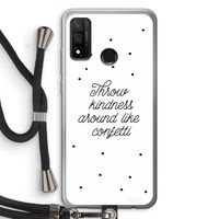 Confetti: Huawei P Smart (2020) Transparant Hoesje met koord