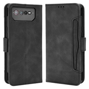 Cardholder Series Asus ROG Phone 6/6 Pro Portemonnee Hoesje - Zwart