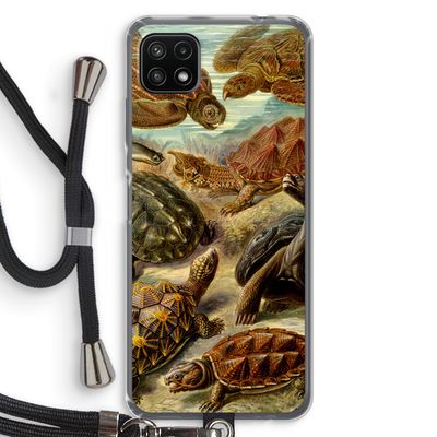Haeckel Chelonia: Samsung Galaxy A22 5G Transparant Hoesje met koord