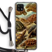 Haeckel Chelonia: Samsung Galaxy A22 5G Transparant Hoesje met koord