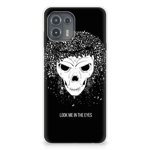 Silicone Back Case Motorola Edge 20 Lite Skull Hair