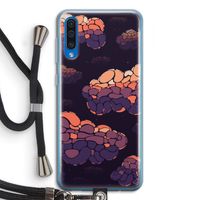 Patroon Wolken: Samsung Galaxy A50 Transparant Hoesje met koord