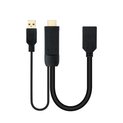 DisplayPort naar HDMI Kabel NANOCABLE 10.16.0205 20 cm Zwart 4K Ultra HD