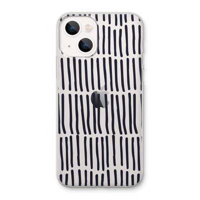 Moroccan stripes: iPhone 13 Transparant Hoesje