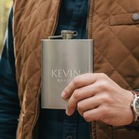 Heupfles graveren - RVS