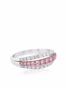 HYT Jewelry bague Argyle Pink en or blanc 18ct ornée de diamants - Argent