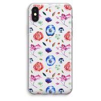 Bloemetjes: iPhone XS Max Transparant Hoesje Bloemetjes: iPhone XS Max Transparant Hoesje
