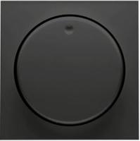 PEHA Badora MAT ZWART afdekplaat + knop dimmer - 4603750