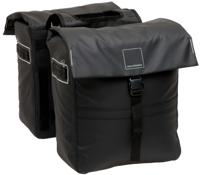 Dubbele fietstas New Looxs Leeds Double - 38 liter - 33 x 18 x 38 cm (2x) - Black
